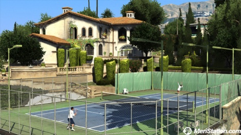 GTA 5 tennis court